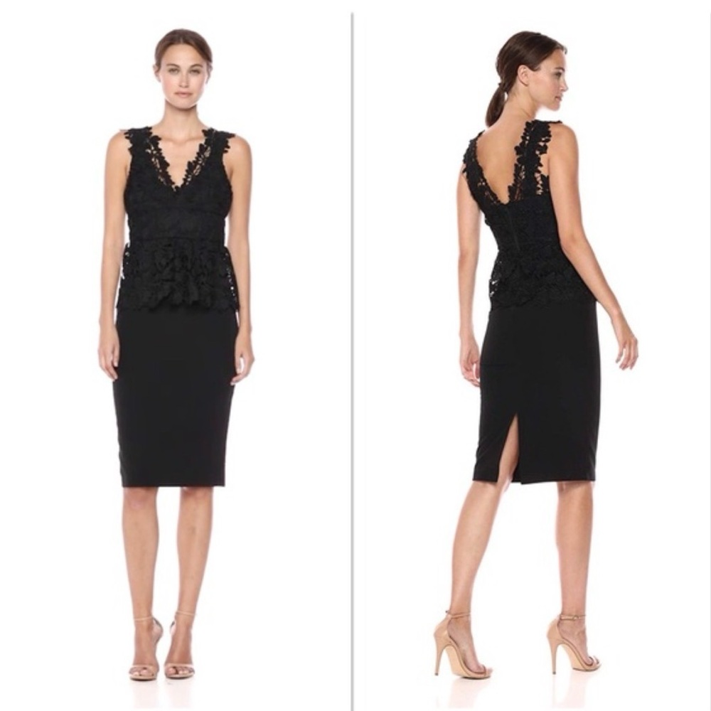 Bardot Elegant Black Lace Dress size 8 M